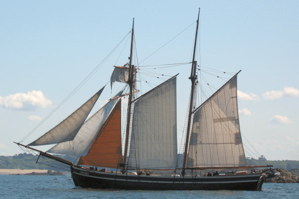 Baie de Saint-Malo (2008-06-08) - Etoile de France under sail